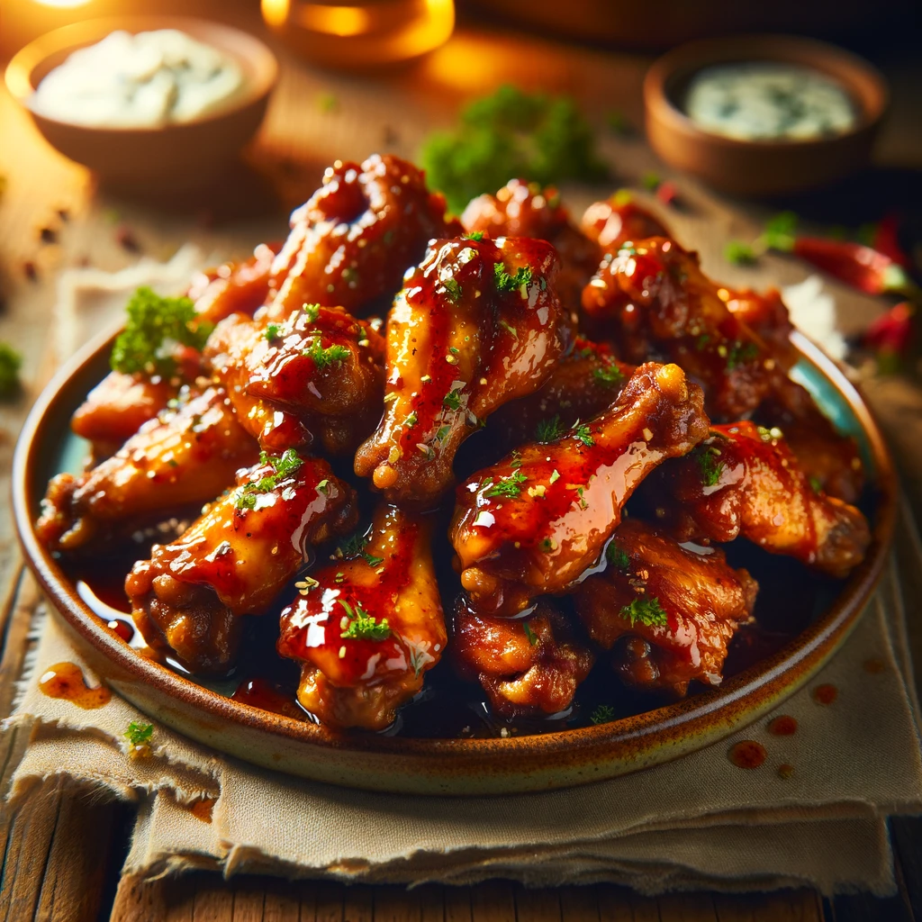 SPICY HONEY WINGS