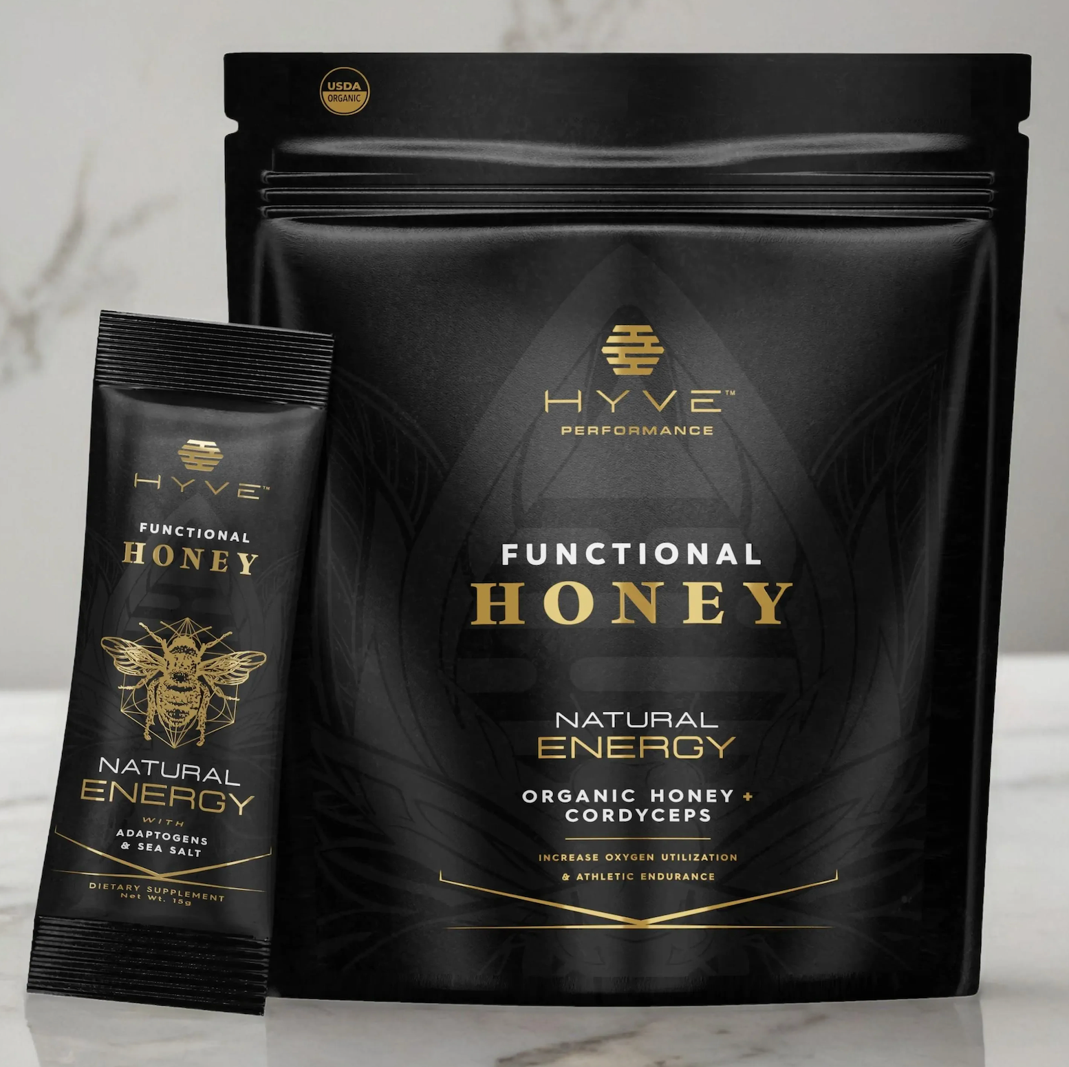 HYVE Performance - All Natural PreWorkout Functional Honey - 15 Pack