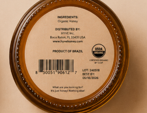 Single Source 100% Pure Raw Organic Honey
